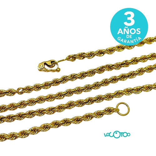 Cadena de oro de 18 quilates tipo cordón – 