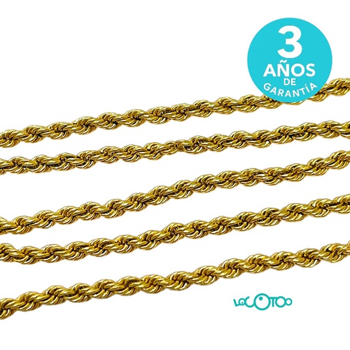 Cadena de oro de 18 quilates tipo cordón – 