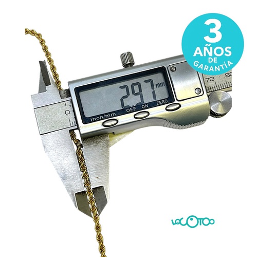 Cadena de oro de 18 quilates tipo cordón – 