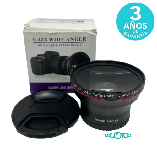 LENTE GRAN ANGULAR 0.43X 43MM