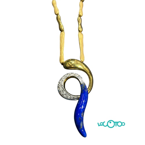 Cadena Oro 18K con diamantes 