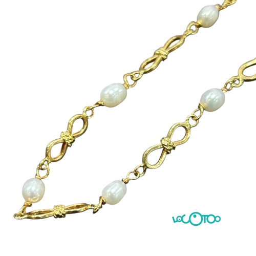 PULSERA ORO 18K CON PERLAS 
