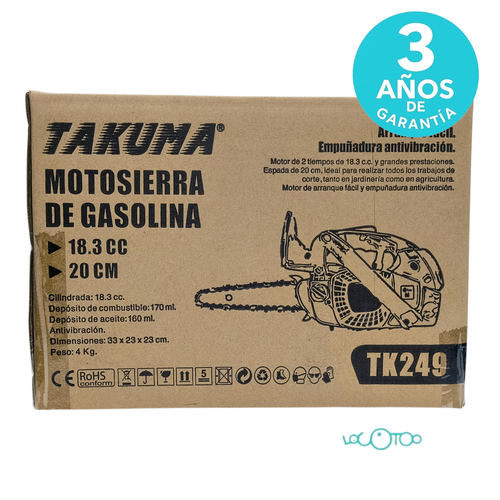 MOTOSIERRA GASOLINA TAKUMA TK249