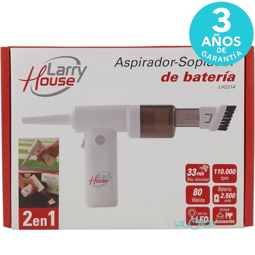 ASPIRADOR - SOPLADOR DE BATERÍA LARRYHOUSE 