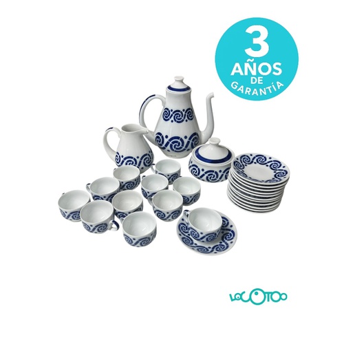 Cerámica SARGADELOS JUEGO CAFE 12 SERVICIOS