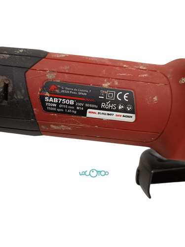 Amoladora Eléctrica STAYER  SAB750B 750 W