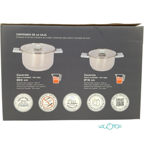 BATERÍA DE COCINA SANPIETRO SPACE 4 PIEZAS 