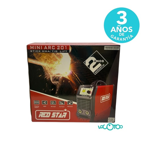 Soldadura Taller y Obra RED STAR MINI ARC 2