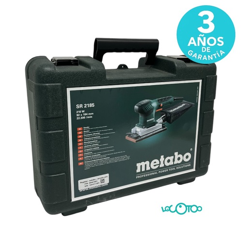 LIJADORA METABO SR 2185 ORBITAL 210W