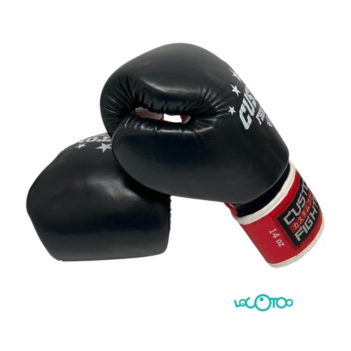 GUANTES BOXEO CUSTOM FIGHTER 14OZ NEGROS