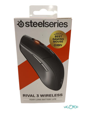 Ratón STEELSERIES RIVAL 3 WIRELESS Inalámbr