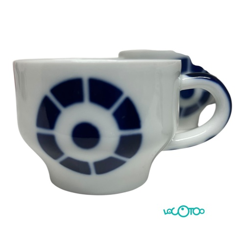 Cerámica SARGADELOS 5 TAZAS CON PLATO COROA