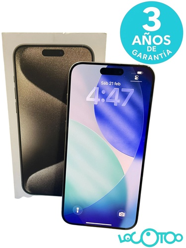 IPHONE 15 PRO MAX 256 GB -MARCAS EN PARTE T