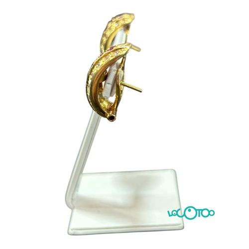 Pendientes Oro 18K con circonitas

