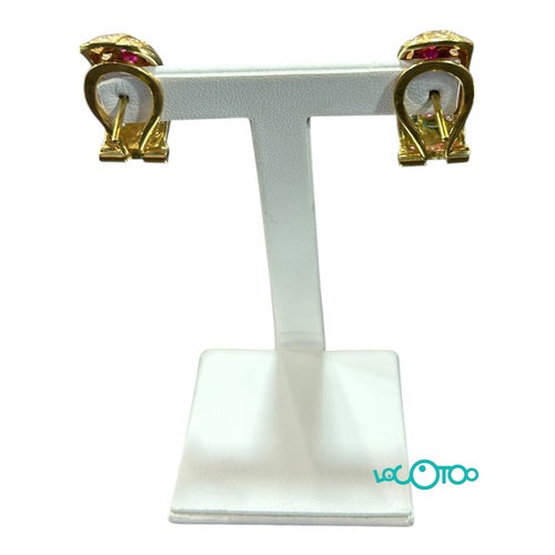Pendientes Oro 18K con circonitas

