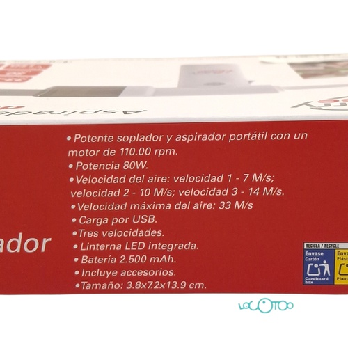 ASPIRADOR - SOPLADOR DE BATERÍA LARRYHOUSE 