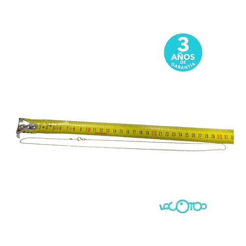 Cadena Oro 30 cm Cierre Reasa