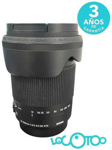 OBJETIVO SIGMA 18-300 mm F/3.5-6.3 