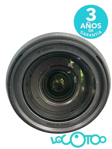 OBJETIVO SIGMA 18-300 mm F/3.5-6.3 