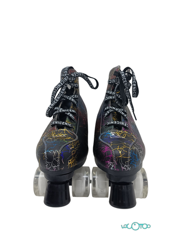 Patines CENI NEGROS CON DIBUJOS Talla 43