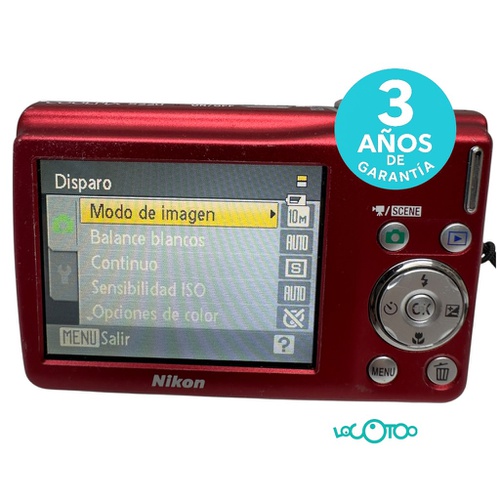 NIKON COOLPIX S220 10 MPX 3 X