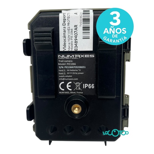 Videocámara Deportiva NUM’AXES PROTECTION P