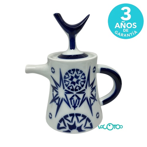 SARGADELOS LECHERA CAFETERA CERÁMICA AZUL