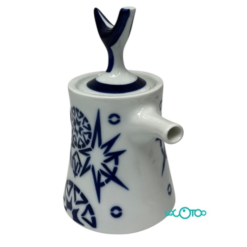 SARGADELOS LECHERA CAFETERA CERÁMICA AZUL