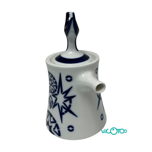 SARGADELOS LECHERA CAFETERA CERÁMICA AZUL