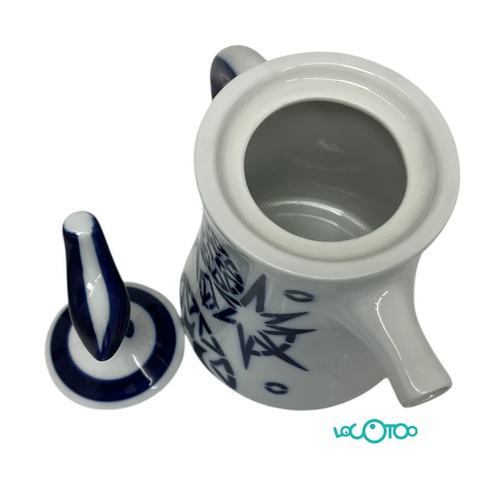 SARGADELOS LECHERA CAFETERA CERÁMICA AZUL