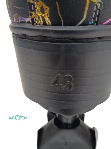 Patines CENI NEGROS CON DIBUJOS Talla 43