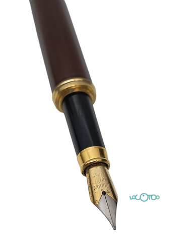 Plumas GRANATE Y DORADA