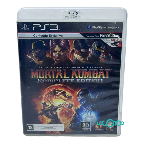 SONY PS3 MORTAL KOMBAT KOMPLETE EDITION