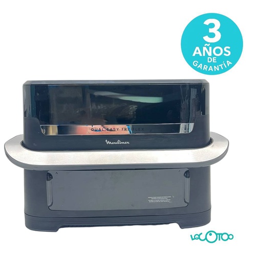 Freidora MOULINEX DUAL EASY FRY FLEX  9 lit