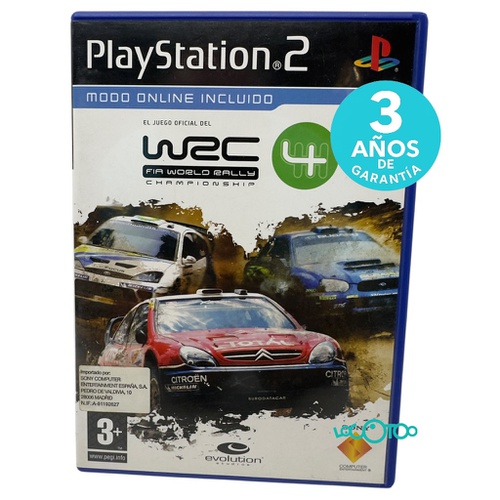 Videojuego SONY PS2 WRC 4 Ps2