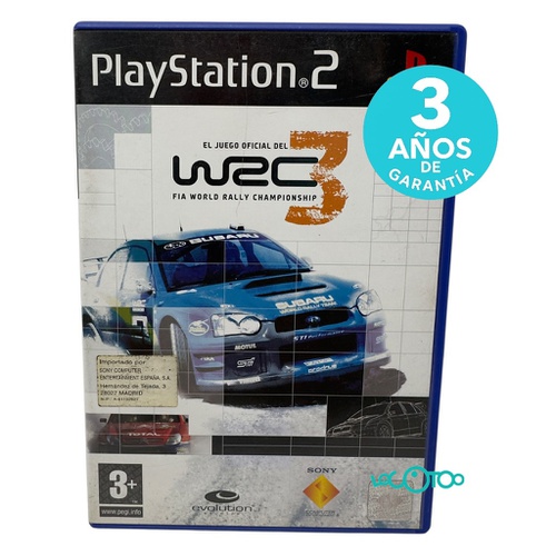 Videojuego SONY PS2 WRC 3 WORLD RALLY CHAMP