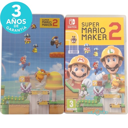 SUPER MARIO MAKER 2 NINTENDO SWITCH + STEEL