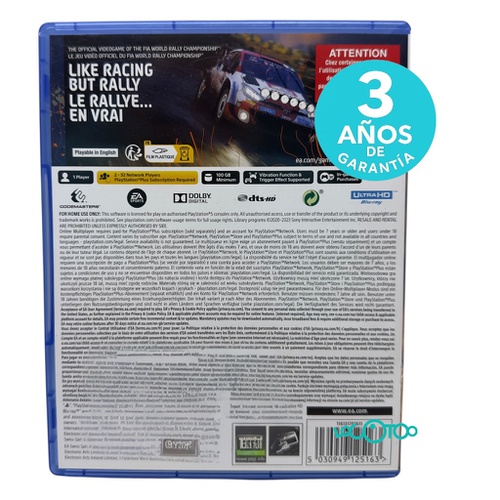 Videojuego SONY PS5 EA SPORTS WRC