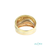 ANILLO ORO 18K TRES OROS (BLANCO, AMARILLO 