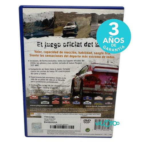 Videojuego SONY PS2 WRC 4 Ps2