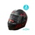 Casco AXK ROJO NEGRO