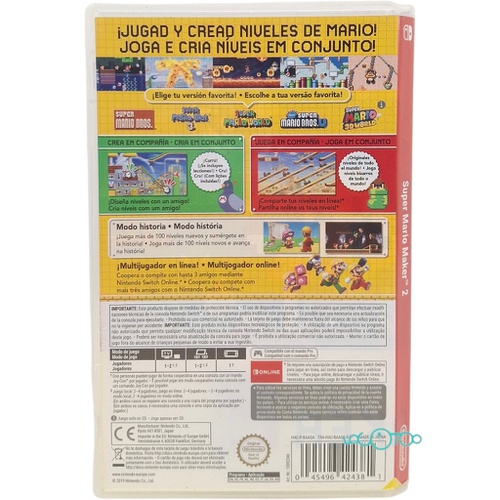 SUPER MARIO MAKER 2 NINTENDO SWITCH + STEEL
