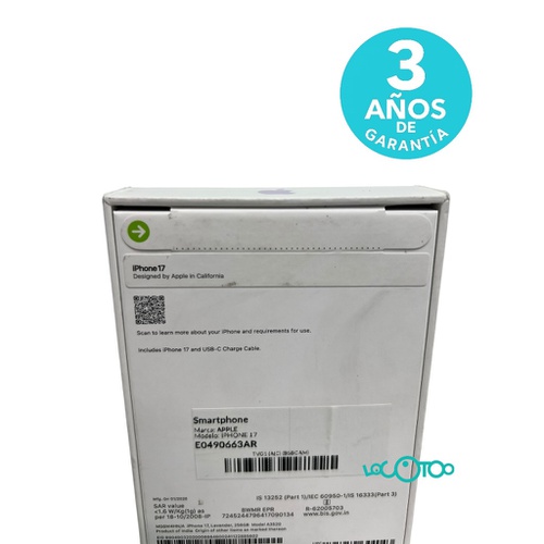  APPLE IPHONE 17  256 GB 
