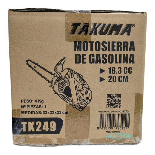 MOTOSIERRA GASOLINA TAKUMA TK249