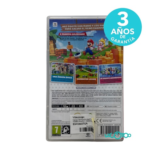 Videojuego NINTENDO SWITCH MARIO + RABBIDS: