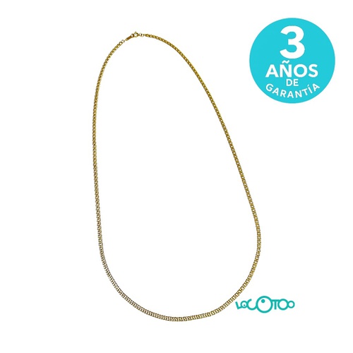 Cadena Oro 18K Tipo Cubana 60 cm