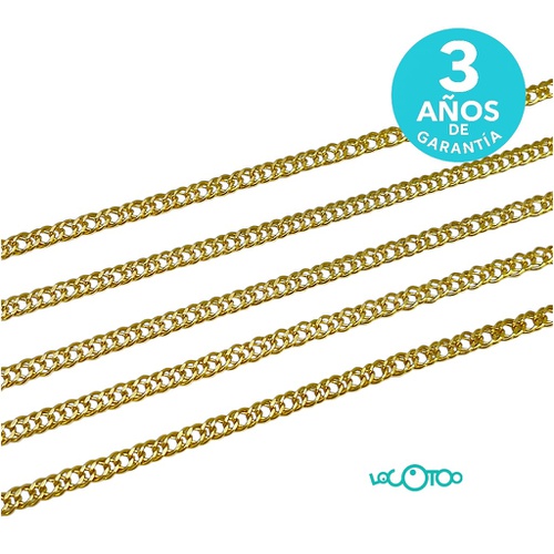 Cadena Oro 18K Tipo Cubana 60 cm
