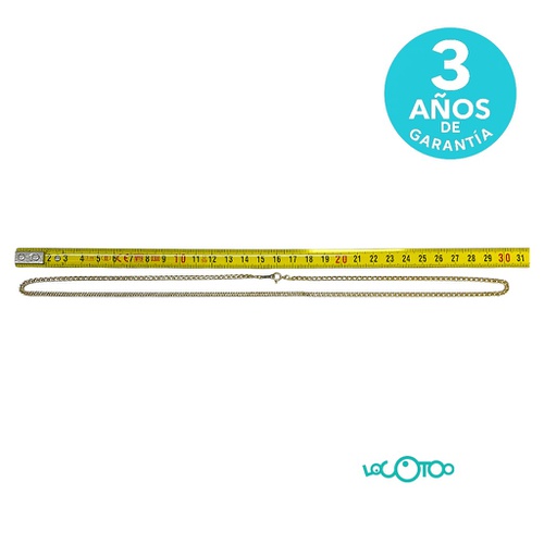 Cadena Oro 18K Tipo Cubana 60 cm