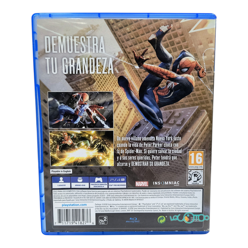 MARVEL'S SPIDER-MAN PS4