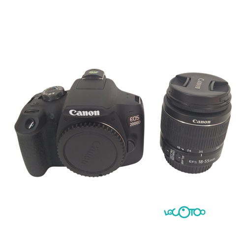 CÁMARA REFLEX CANON EOS 2000D + CANON EFS 1